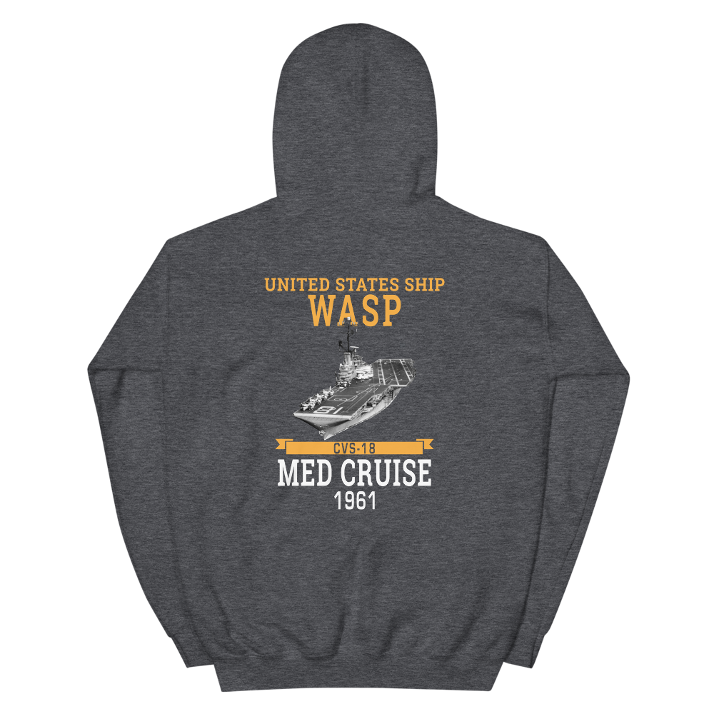USS Wasp (CVS-18) 1961 MED Unisex Hoodie