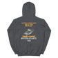 USS Wasp (CVS-18) 1966 W. ATLANTIC Unisex Hoodie – back view, heather