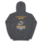 USS Wasp (CVS-18) 1967 CARIBBEAN Unisex Hoodie – back view, heather