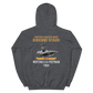 USS Bonhomme Richard (CVS-31) 1964 WESTPAC/VIETNAM Unisex Hoodie – back view, heather
