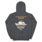 USS Chosin (CG-65) 2001 WESTPAC Unisex Hoodie – back view, heather