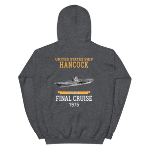 USS Hancock (CVA-19) 1975 FINAL CRUISE Unisex Hoodie