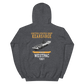 USS Kearsarge (CVS-33) 1961 WESTPAC Hoodie – back view, heather