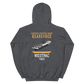 USS Kearsarge (CVS-33) 1963 WESTPAC Hoodie – back view, heather