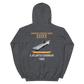 USS Essex (CVS-9) 1962 S. ATLANTIC/CARIBBEAN Hoodie – back view, heather
