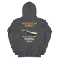 USS Hornet (CVS-12) 1960-61 WESTPAC Hoodie – back view, heather