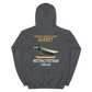 USS Hornet (CVS-12) 1965-66 WESTPAC/VIETNAM Hoodie – back view, heather