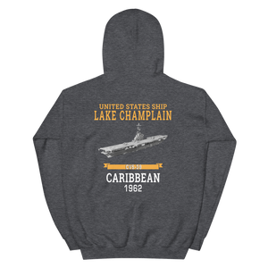 USS Lake Champlain (CVS-39) 1962 CARIBBEAN Hoodie