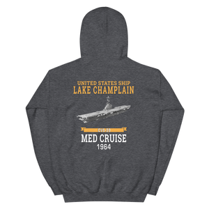 USS Lake Champlain (CVS-39) 1964 MED CRUISE Hoodie