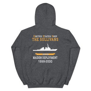 USS The Sullivans (DDG-68) 1999-2000 MAIDEN DEPLOYMENT Unisex Hoodie