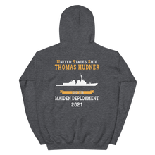 Load image into Gallery viewer, USS Thomas Hudner (DDG-116) 2021 MAIDEN DEPLOYMENT Unisex Hoodie