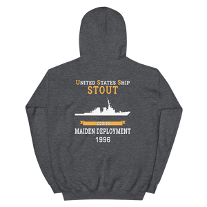 USS Stout (DDG-55) 1996 MAIDEN DEPLOYMENT Unisex Hoodie