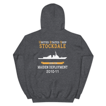 Load image into Gallery viewer, USS Stockdale (DDG-106) 2010-11 MAIDEN DEPLOYMENT Unisex Hoodie