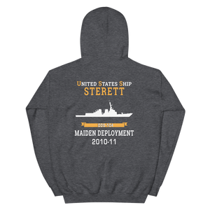 USS Sterett (DDG-104) 2010-11 MAIDEN DEPLOYMENT Unisex Hoodie