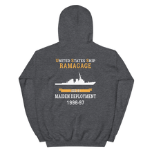 Load image into Gallery viewer, USS Ramage (DDG-61) 1996-97 MAIDEN DEPLOYMENT Unisex Hoodie