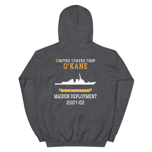 USS O'Kane (DDG-77) 2001-02 MAIDEN DEPLOYMENT Unisex Hoodie