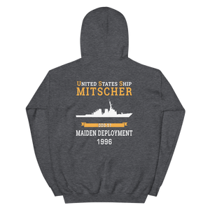 USS Mitscher (DDG-57) 1996 MAIDEN DEPLOYMENT Unisex Hoodie