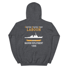 Load image into Gallery viewer, USS Laboon (DDG-58) 1996 MAIDEN DEPLOYMENT Unisex Hoodie