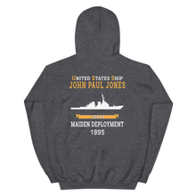 Load image into Gallery viewer, USS John Paul Jones (DDG-53) 1995 MAIDEN DEPLOYMENT Unisex Hoodie