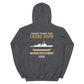 USS Chung-Hoon (DDG-93) 2006 MAIDEN DEPLOYMENT Unisex Hoodie – back view, heather
