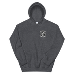 HSC-22 Sea Knights Squadron Crest Unisex Hoodie – front view, heather
