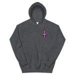VP-26 Tridents Squadron Crest Hoodie – front view, heather