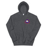 VP-11 Proud Pegasus Squadron Crest Hoodie – front view, heather