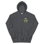 VP-8 Fighting Tigers Squadron Crest Hoodie – front view, heather