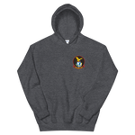 VP-1 Screaming Eagles Crest Hoodie – front view, heather