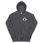 VP-30 Pro's Nest Squadron Crest Hoodie – front view, heather