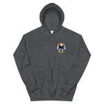 VP-91 Blackcats Squadron Crest Hoodie – front view, heather