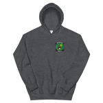 HSC-8 Eightballers Squadron Crest Hoodie – front view, heather
