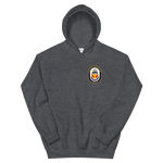 USS Yellowstone (AD-41) Ship's Crest Hoodie – front view, heather