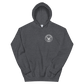 USS Gettysburg (CG-64) 1992-93 Maiden Deployment Hoodie – front view, heather