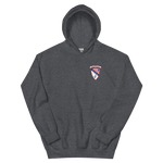 USS Chicago (CG-11) Ship's Crest Hoodie – front view, heather