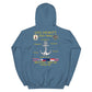 USS Hewitt (DD-966) 1989-90 Cruise Hoodie – indigo