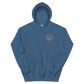USS Harry S. Truman (CVN-75) 2004-05 Cruise Hoodie – front view, indigo