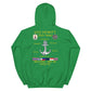 USS Hewitt (DD-966) 1989-90 Cruise Hoodie – irish green