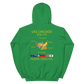 USS Chicago (CG-11) 1976 WESTPAC Cruise Hoodie – back view, irish green