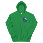 VP-69 Totems Squadron Crest Hoodie – front view, irish green