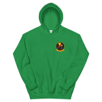 VP-94 Crawfisher's Squadron Crest Hoodie – front view, irish green