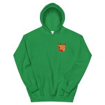 USS Gridley (CG-21) Ship's Crest Hoodie – front view, irish green