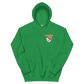 USS Chicago (CG-11) 1976 WESTPAC Cruise Hoodie – front view, irish green