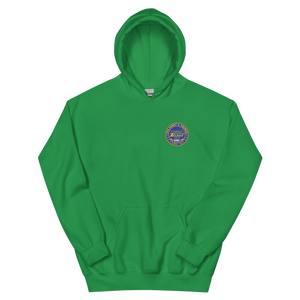 USS Harry S. Truman (CVN-75) 2004-05 Cruise Hoodie – front view, irish green