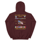 USS Harry S. Truman (CVN-75) 2004-05 Cruise Hoodie – back view, maroon