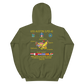 USS Austin (LPD-4) 2002-03 Cruise Hoodie – back view, military green