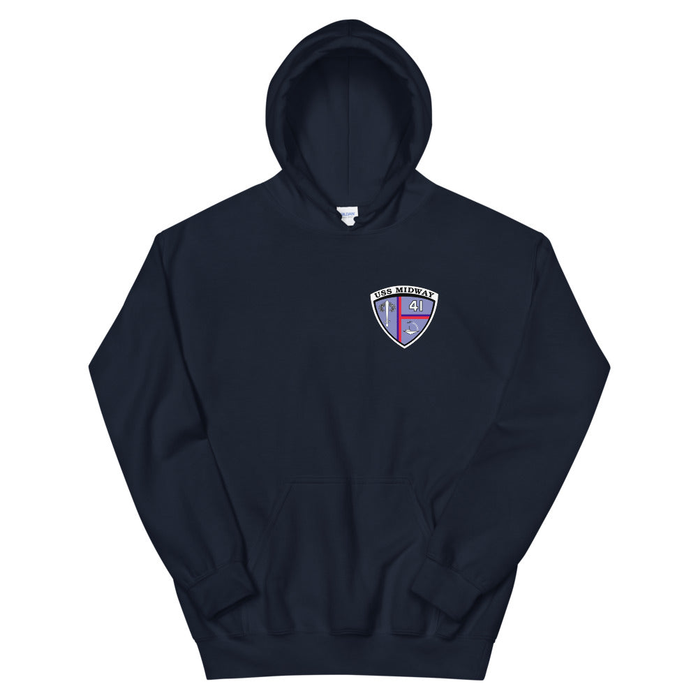 USS Midway (CV-41) 1984-85 Cruise Hoodie – navy