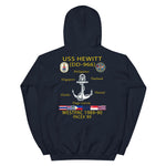 USS Hewitt (DD-966) 1989-90 Cruise Hoodie – navy
