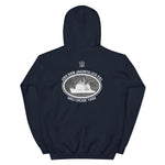 USS San Jacinto (CG-56) 1998 Deployment Hoodie – back view, navy