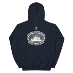 USS San Jacinto (CG-56) 1990-91 Deployment Hoodie – back view, navy